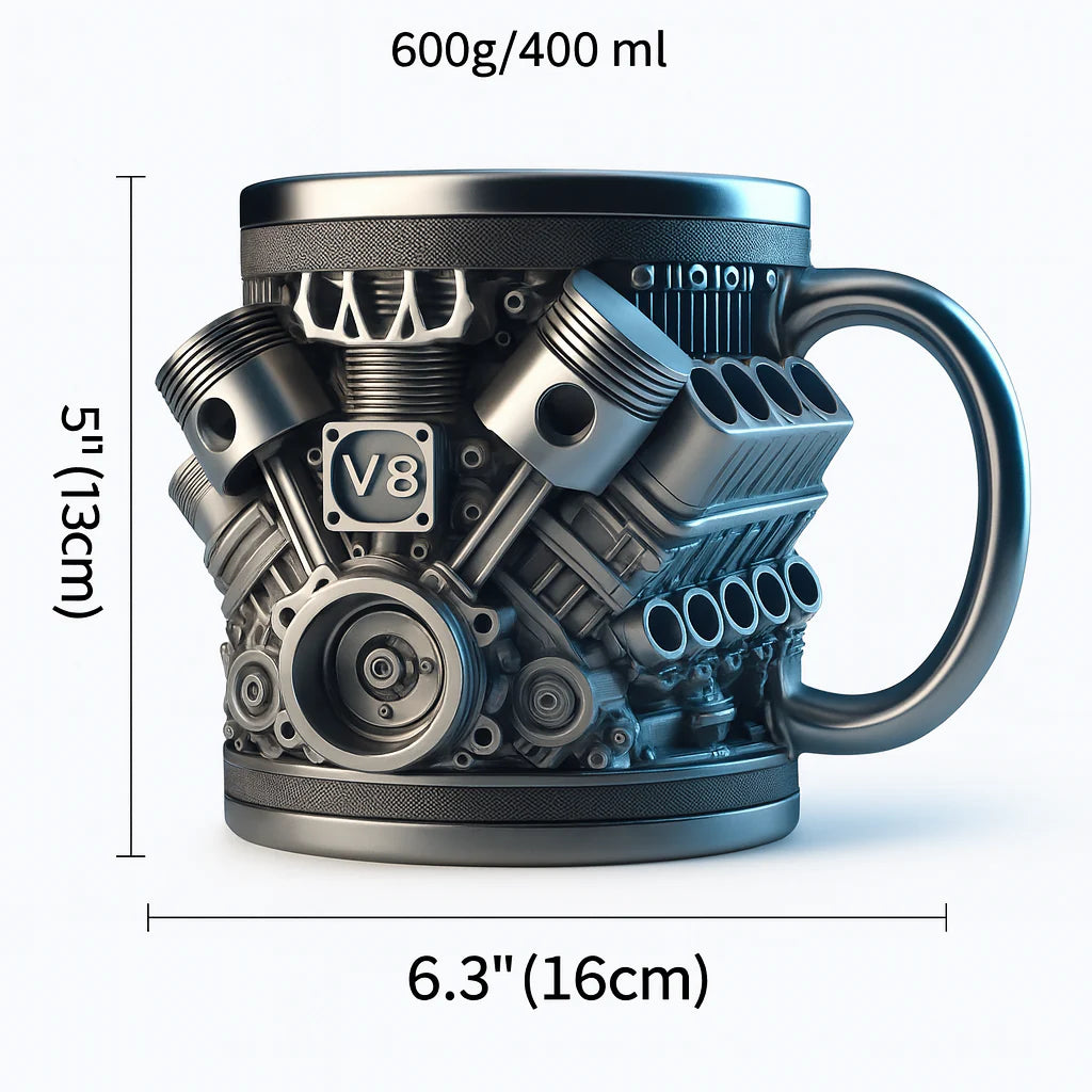 Engine Brew - V8 Engine Mug