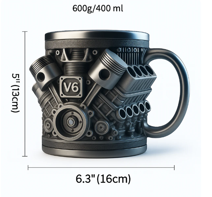 Engine Brew - V6 Mug