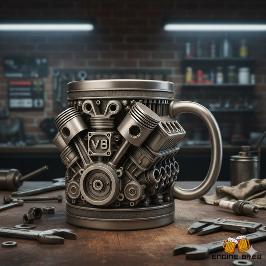 Engine Brew - V8 Engine Mug